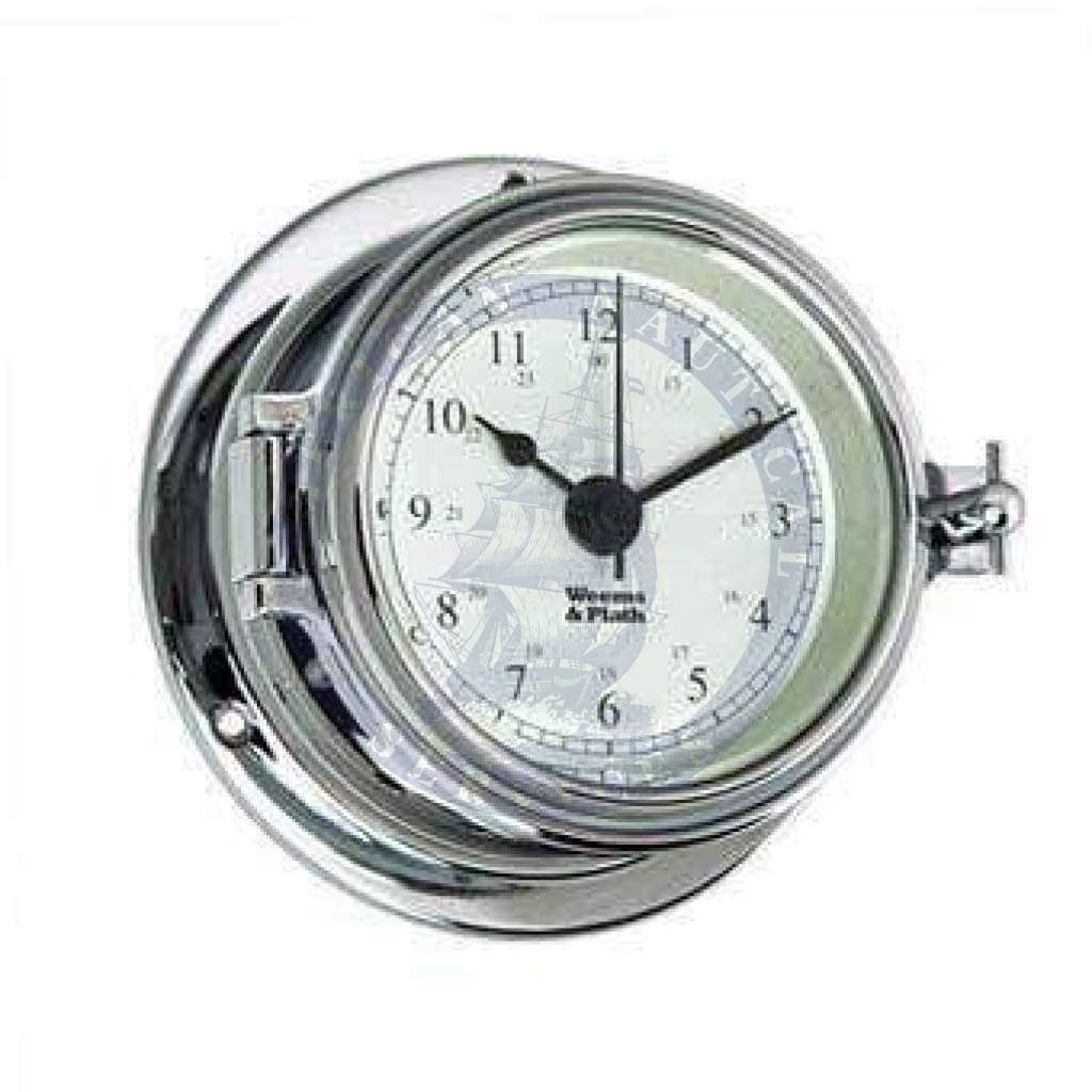 Endurance II 105 Chrome Quartz Clock (Weems & Plath 120500)