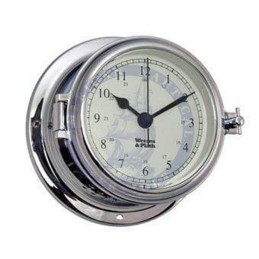 Endurance II 115 Chrome Quartz Clock (Weems & Plath 560500)