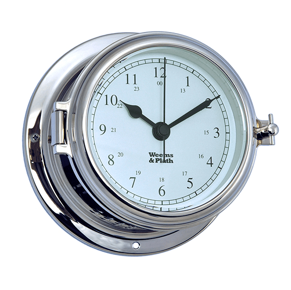 Endurance II 115 Chrome Quartz Ship's Bell Clock (Weems & Plath 560100)