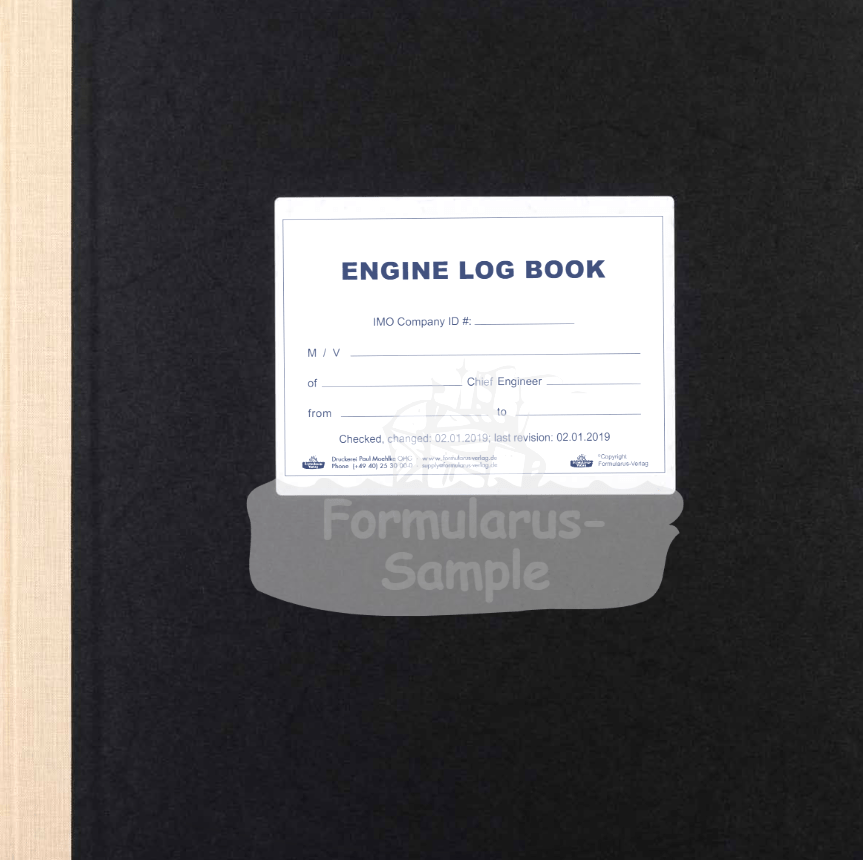 Engine Log Book (3 Months)