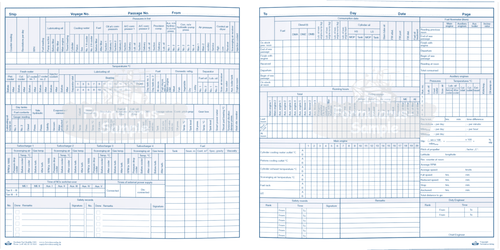 Engine Log Book (3 Months) - For Marine Compliance - Amnautical