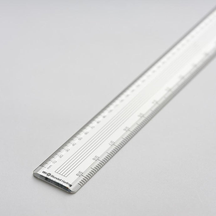 Flat 36" Acrylic Ruler (1 Metre)