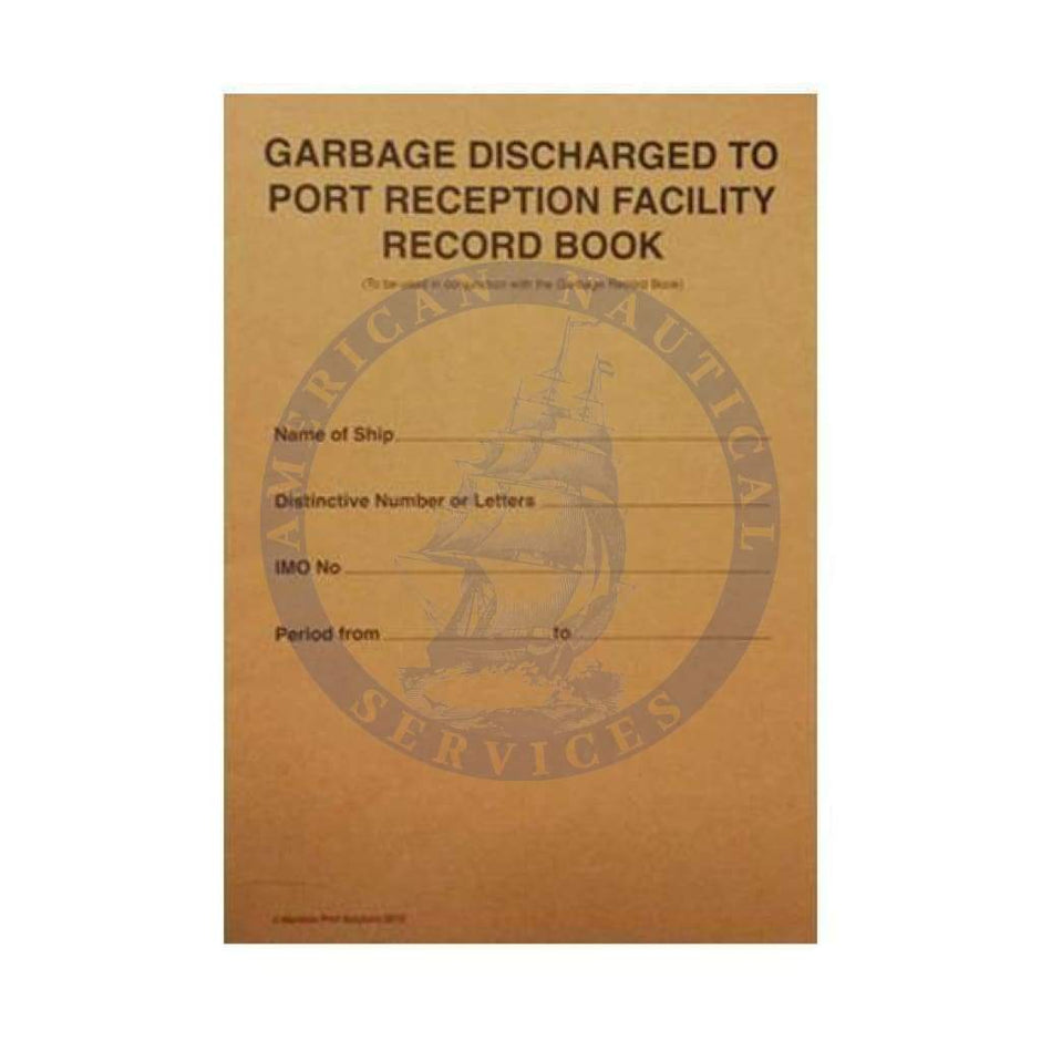 Garbage Records Lettering Garbage Discharged Log Book - Amnautical