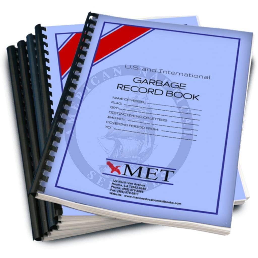 Garbage Records Lettering Garbage Record Book US & International, 2018 Edition - Amnautical