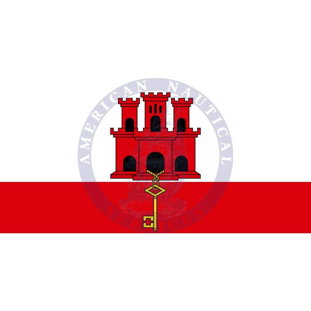 Gibraltar Country Flag