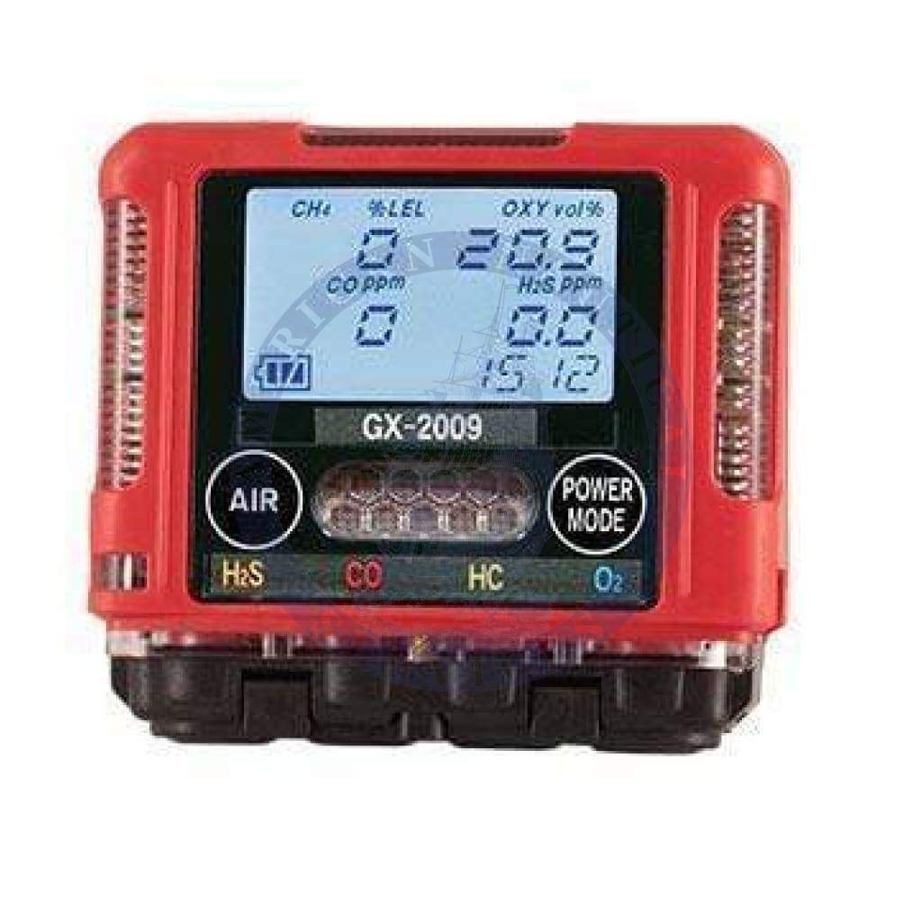 GX-2009 4 SENSOR LEL/O2/H2S/CO WITH CLIP AND CHARGER