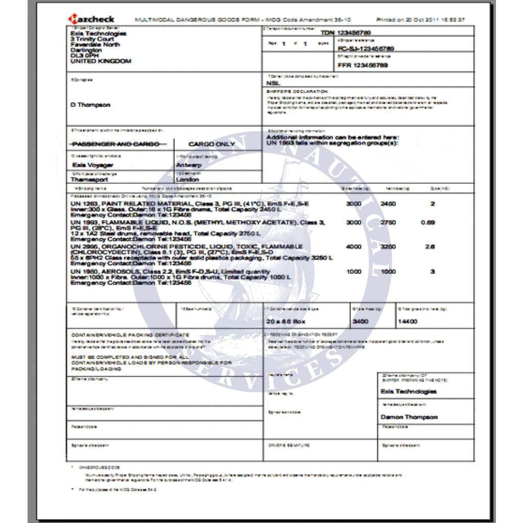 Hazcheck Online