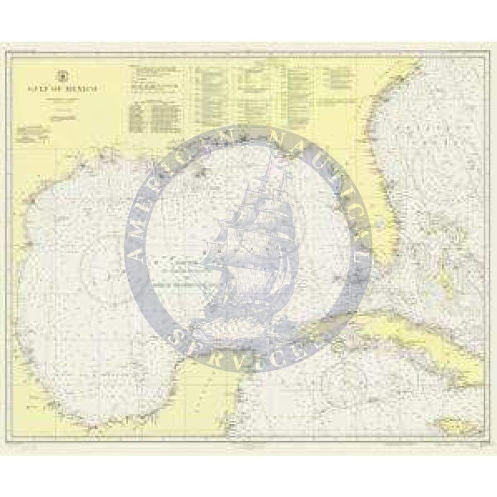 Historical Nautical Chart 1007A-7-1947: AL, Gulf Of Mexico Year 1947