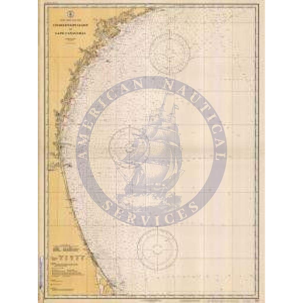 Historical Nautical Chart 1111-01-1932: SC, Charleston Light to Cape Canaveral Year 1932