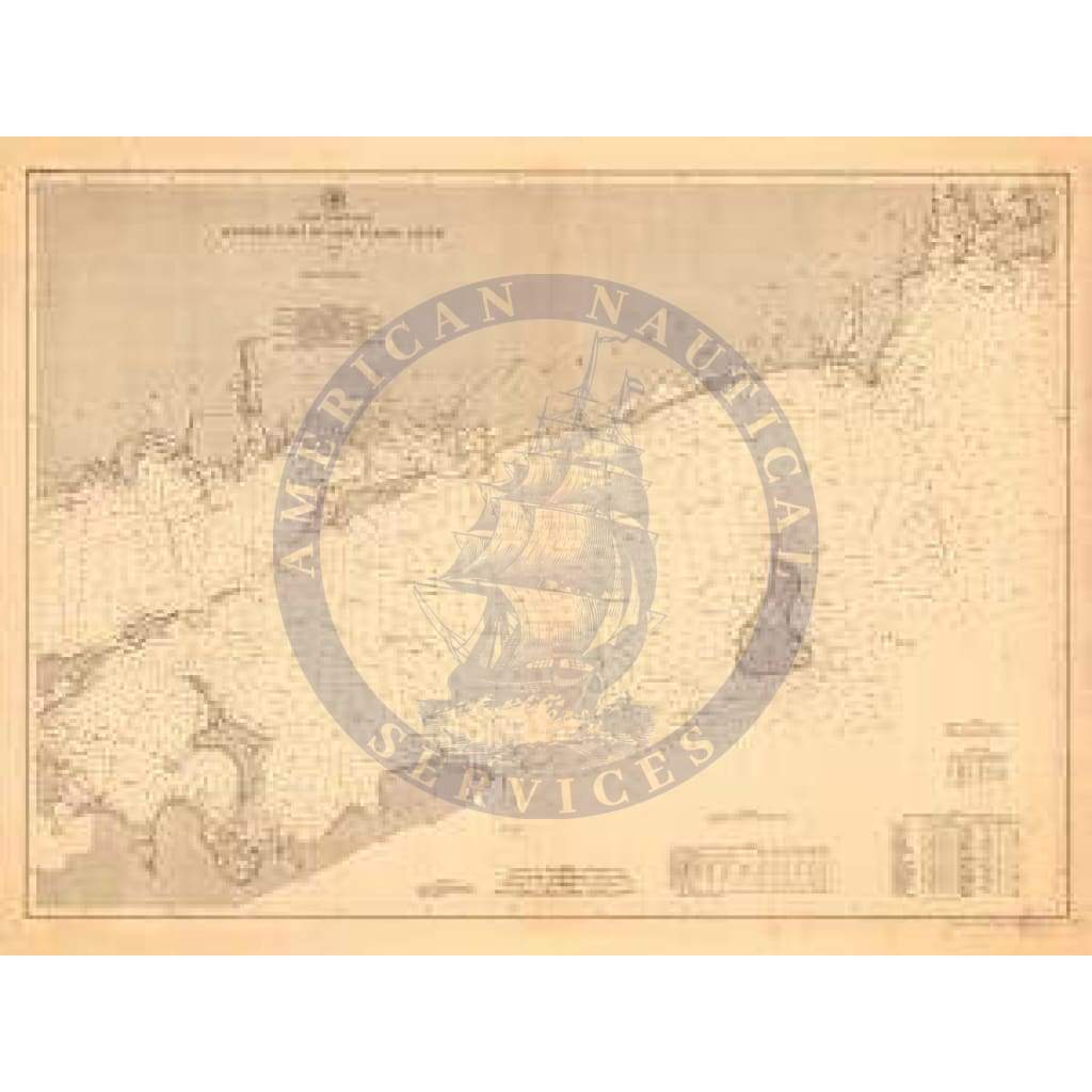 Historical Nautical Chart 114-05-1887: CT, Eastern Part of Long Island Sound Year 1887