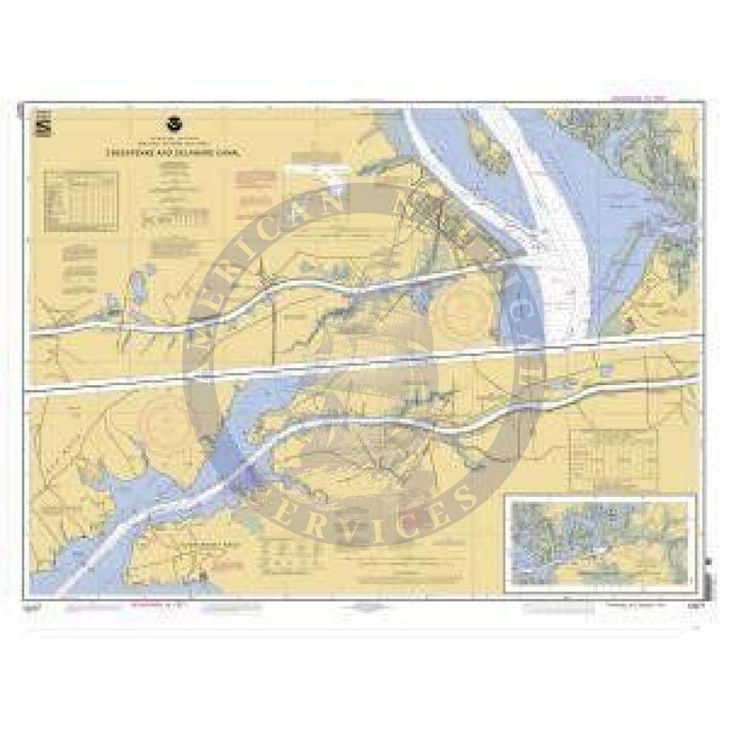 Historical Nautical Chart 12277-04-2002: MD, Chesapeake and Delaware Canal Year 2002