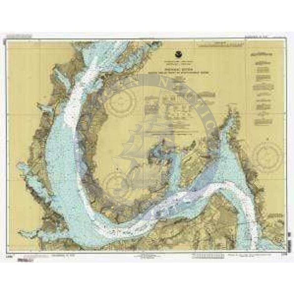 Historical Nautical Chart 12288041993 MD, Potomac River, Lower Ceda