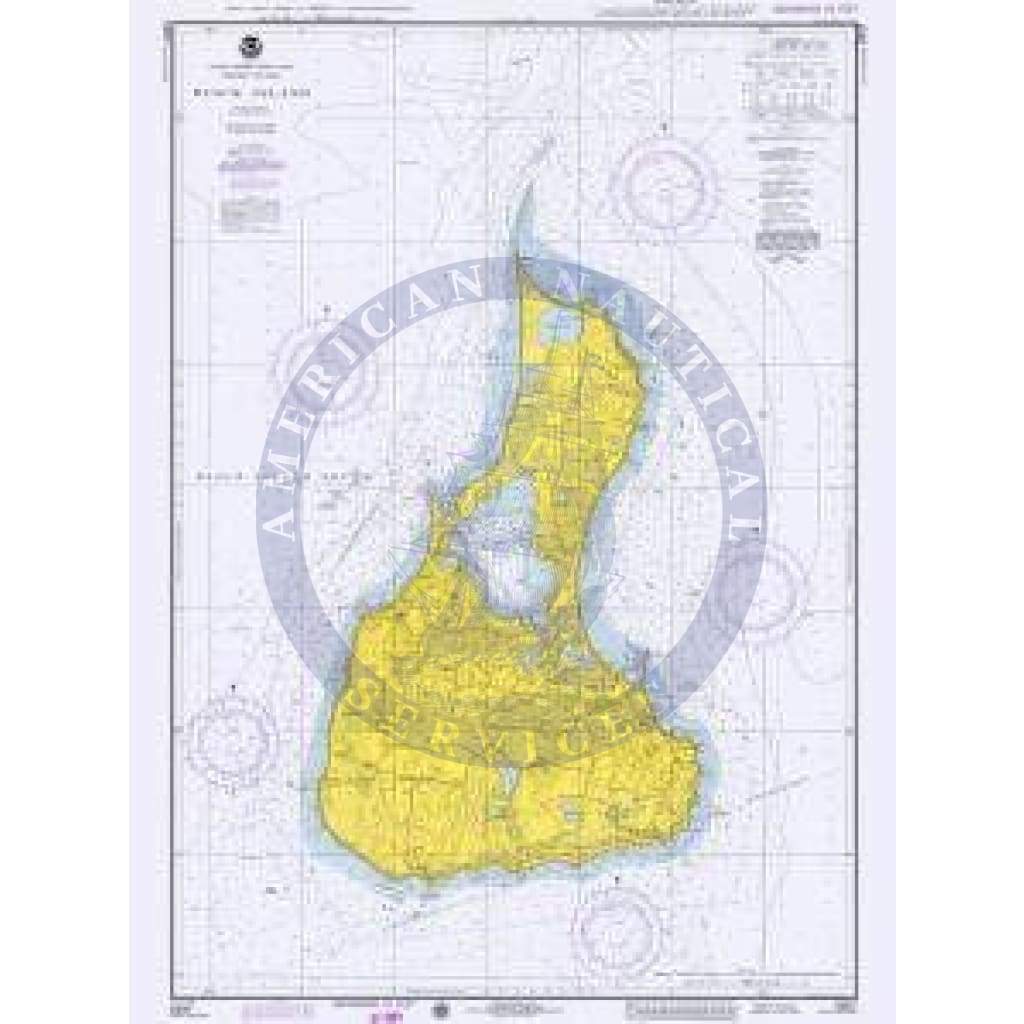 Historical Nautical Chart 13217-05-1975: RI, Block Island Year 1975