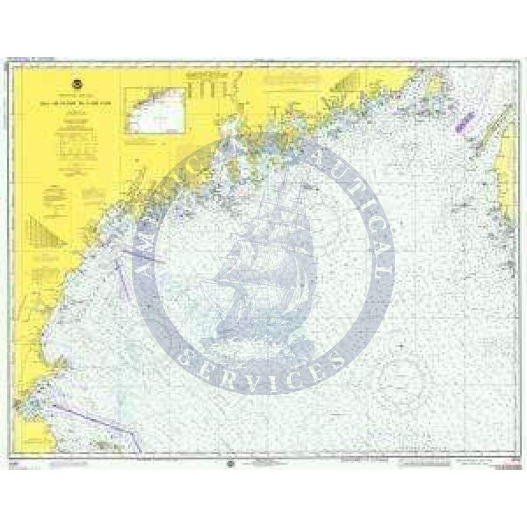 Historical Nautical Chart 13260-09-1975: MA, Bay Of Fundy To Cape Cod Year 1975