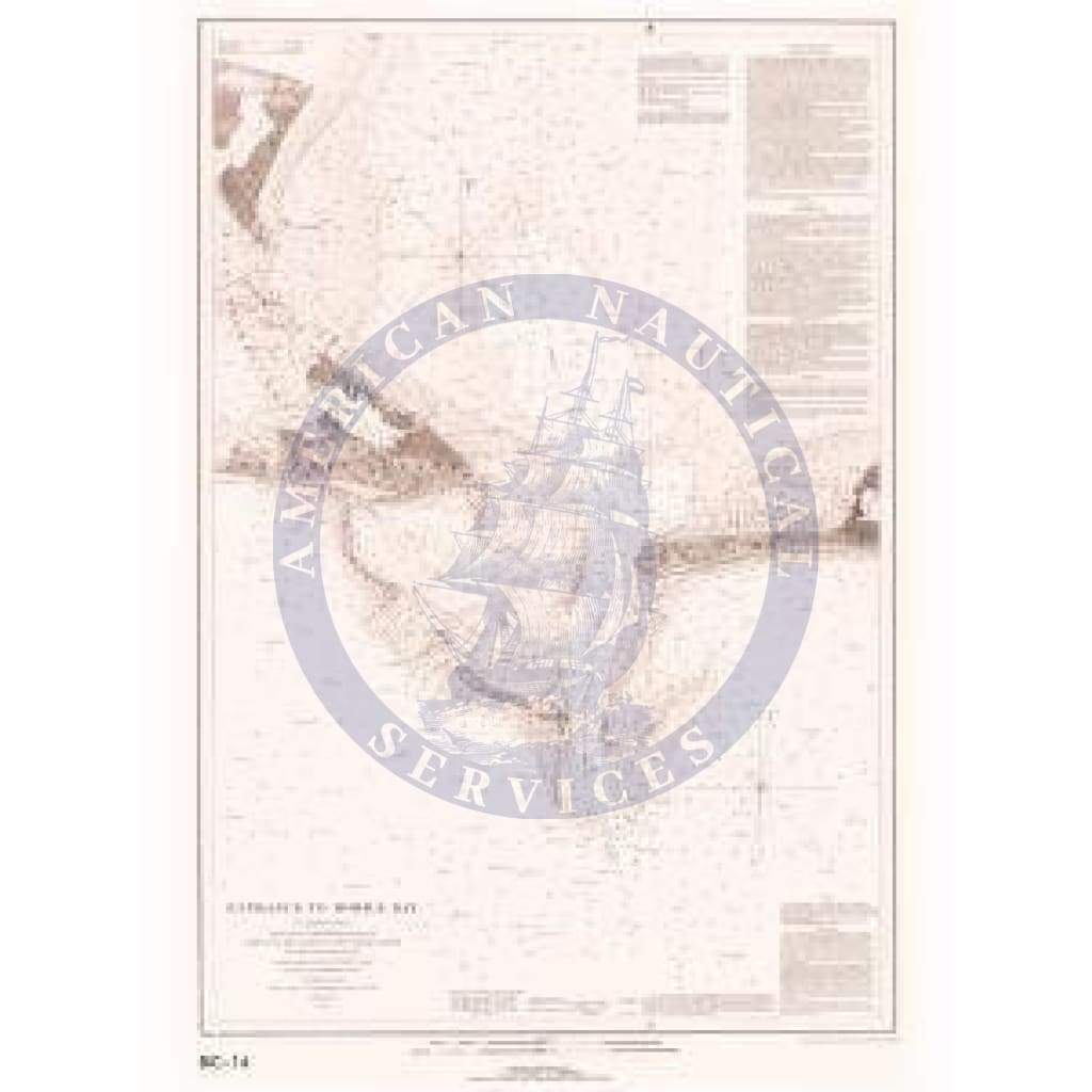 Historical Nautical Chart 14-00-1851: AL, Entrance To Mobile Bay Year 1851