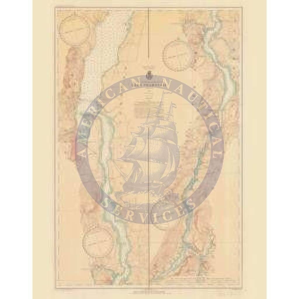 Historical Nautical Chart 174-8-1936: NY, Lake Champlain Year 1936