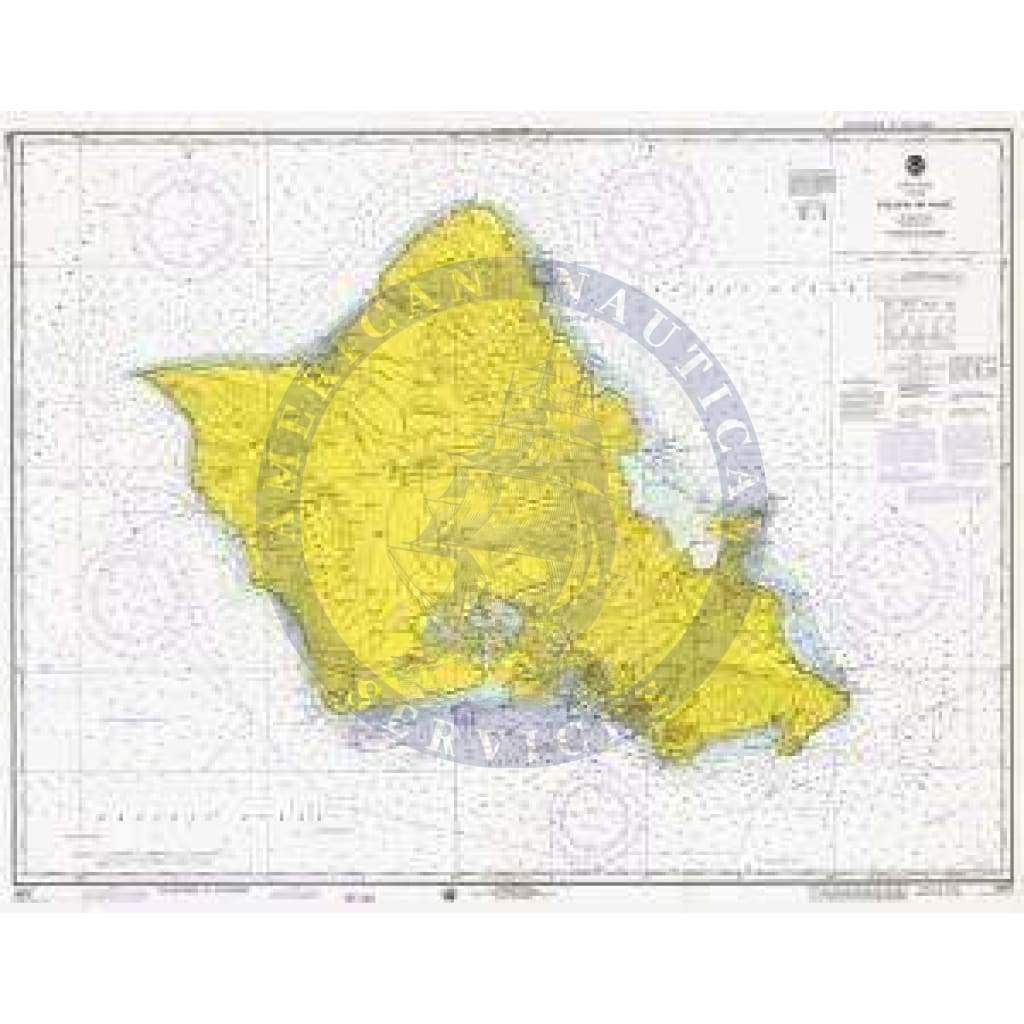 Historical Nautical Chart 19357-12-1974: HI, Island Of Oahu Year 1974