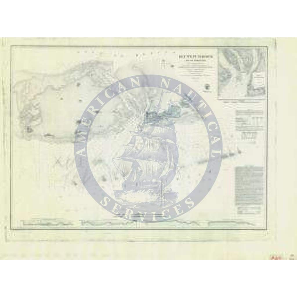 Historical Nautical Chart 217-00-1855: FL, Key West Harbor And Its Approaches Year 1855