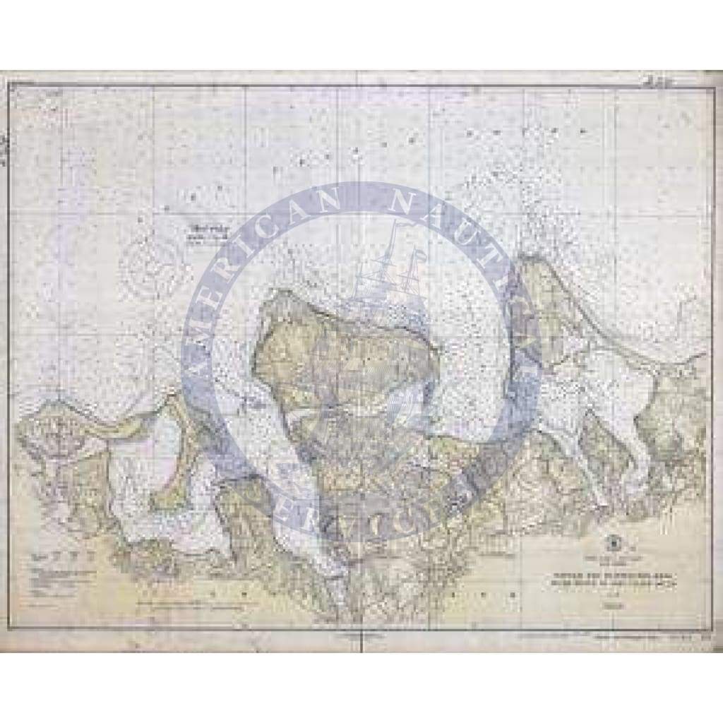 Historical Nautical Chart 224-01-1920: NY, Oyster & Huntington Bays Year 1920