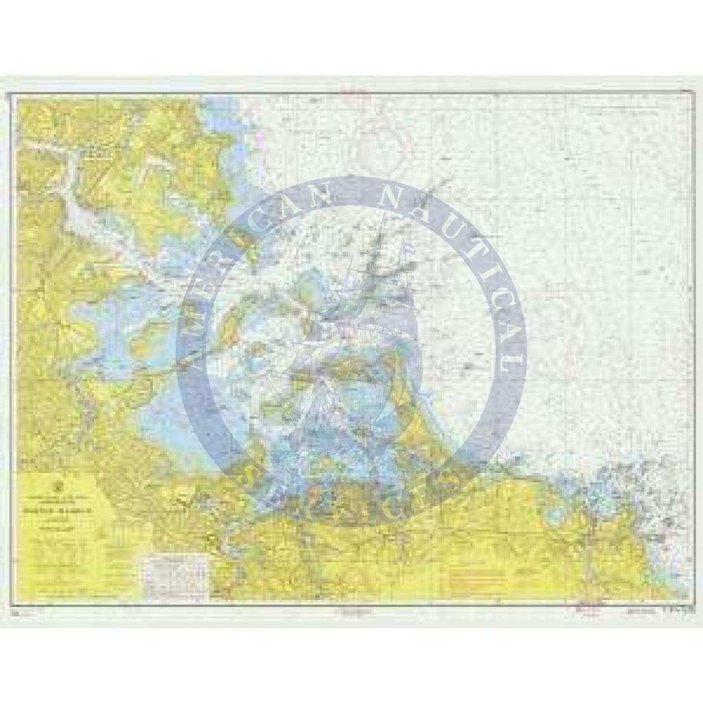 Historical Nautical Chart 246-3-1959: MA, Boston Harbor Year 1959