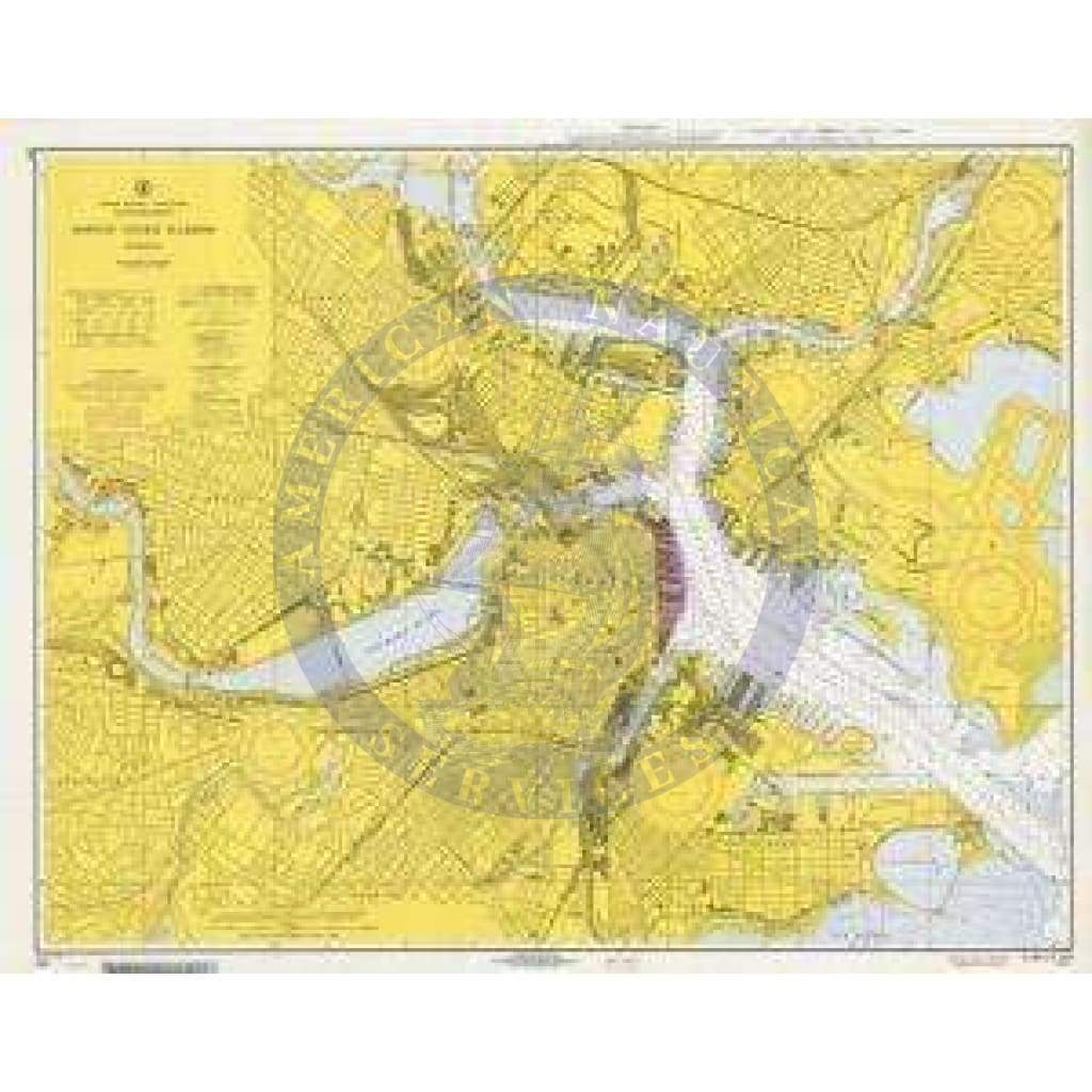 Historical Nautical Chart 248-2-1969: MA, Boston Inner Harbor Year 1969