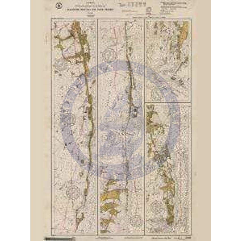 Historical Nautical Chart 3261-12-1933: FL, Barnes Sound To Key West Year 1933