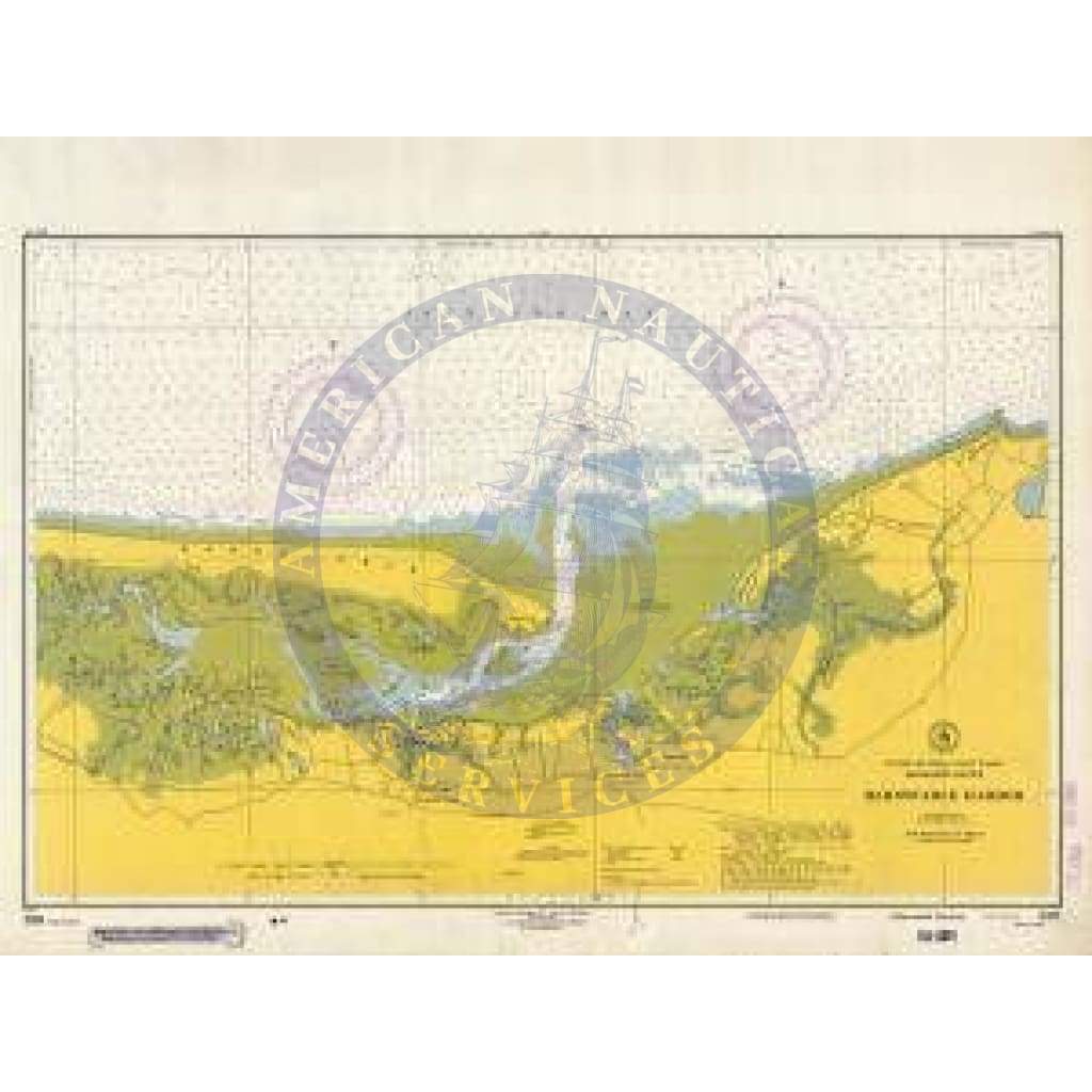 Historical Nautical Chart 339-4-1954: MA, Barnstable Harbor Year 1954