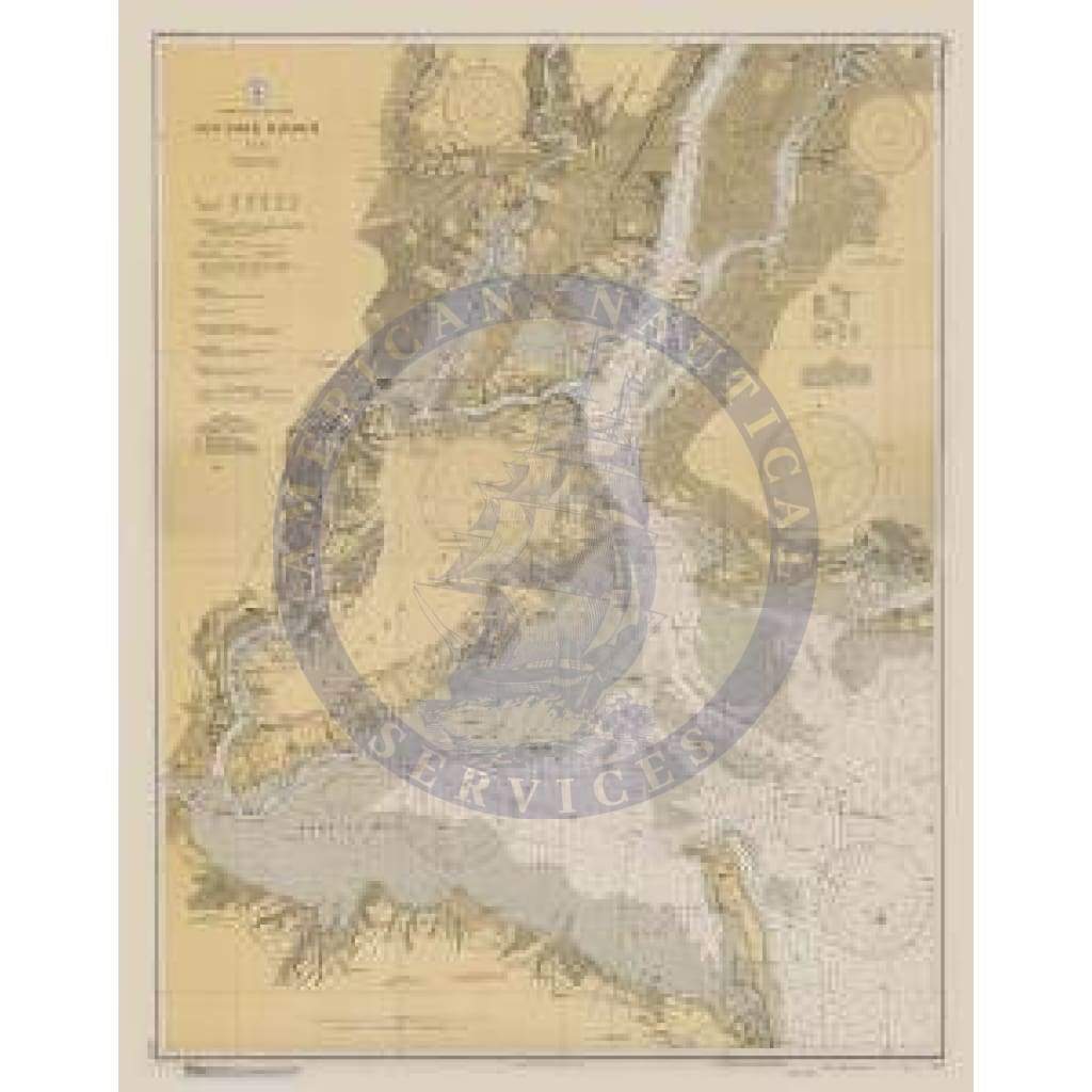 Historical Nautical Chart 369-1-1935: NY, New York Harbor Year 1935