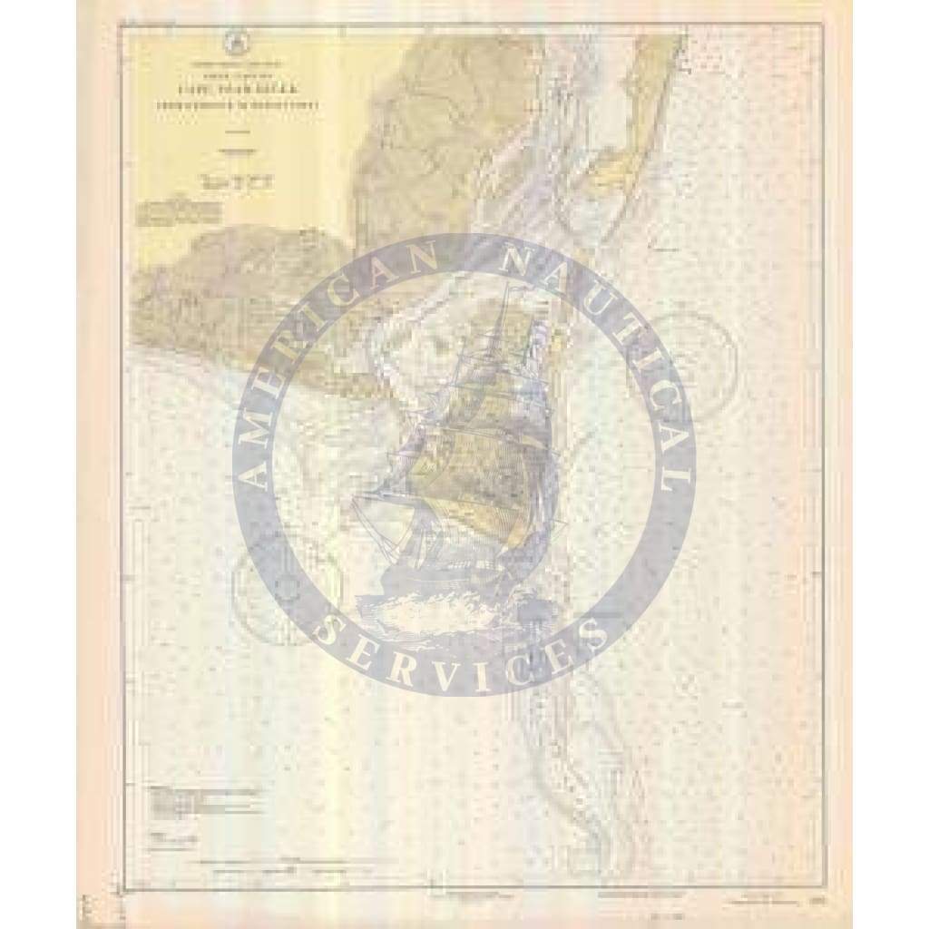 Historical Nautical Chart 424-09-1929: NC, Cape Fear River Year 1929