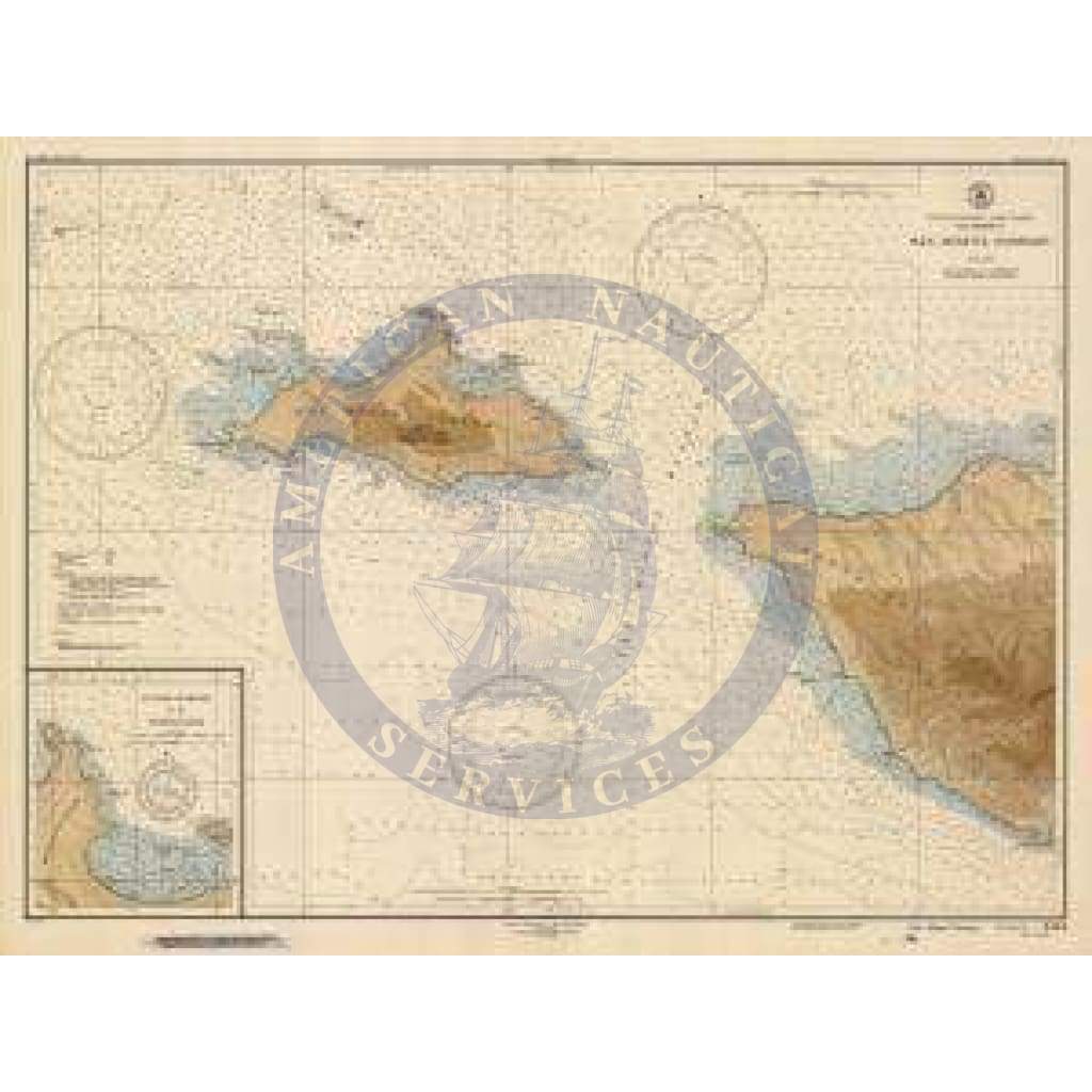 Historical Nautical Chart 5116-1-1947: CA, San Miguel Passage Year 1947