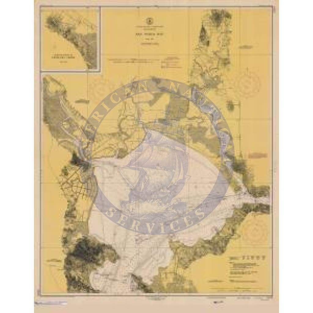 Historical Nautical Chart 5533-9-1948: CA, San Pablo Bay Year 1948