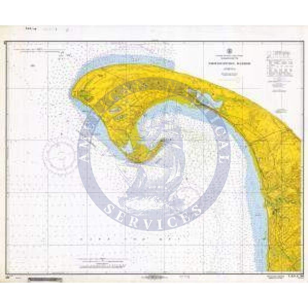 Historical Nautical Chart 580-1-1968: MA, Provincetown Harbor Year 1968