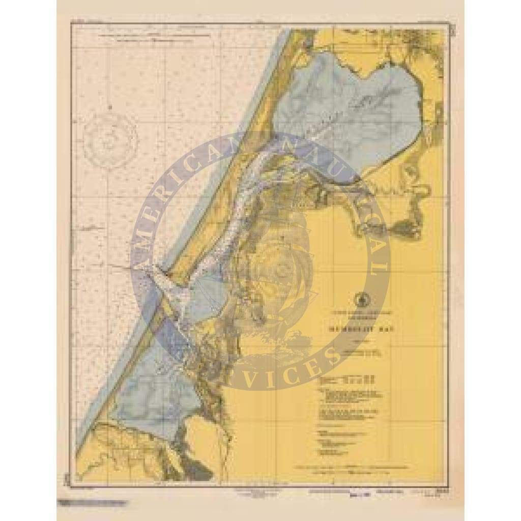 Historical Nautical Chart 5832-5-1948: CA, Humboldt Bay Year 1948