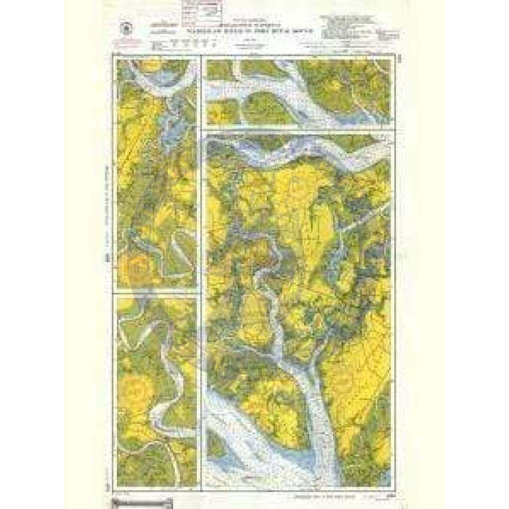 Historical Nautical Chart 838-09-1954: SC, Intracoastal Wterway Year 1954