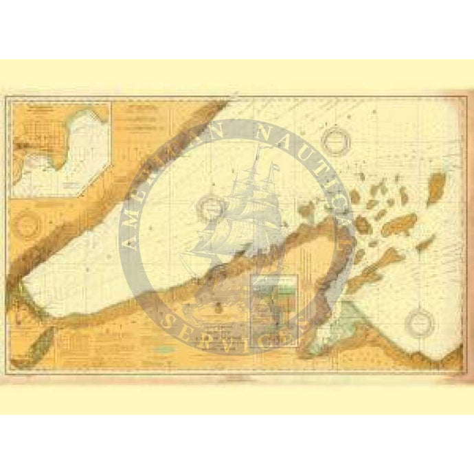 Historical Nautical Chart 96-11-1924: MN, Lake Superior Apostle Islands Year 1924