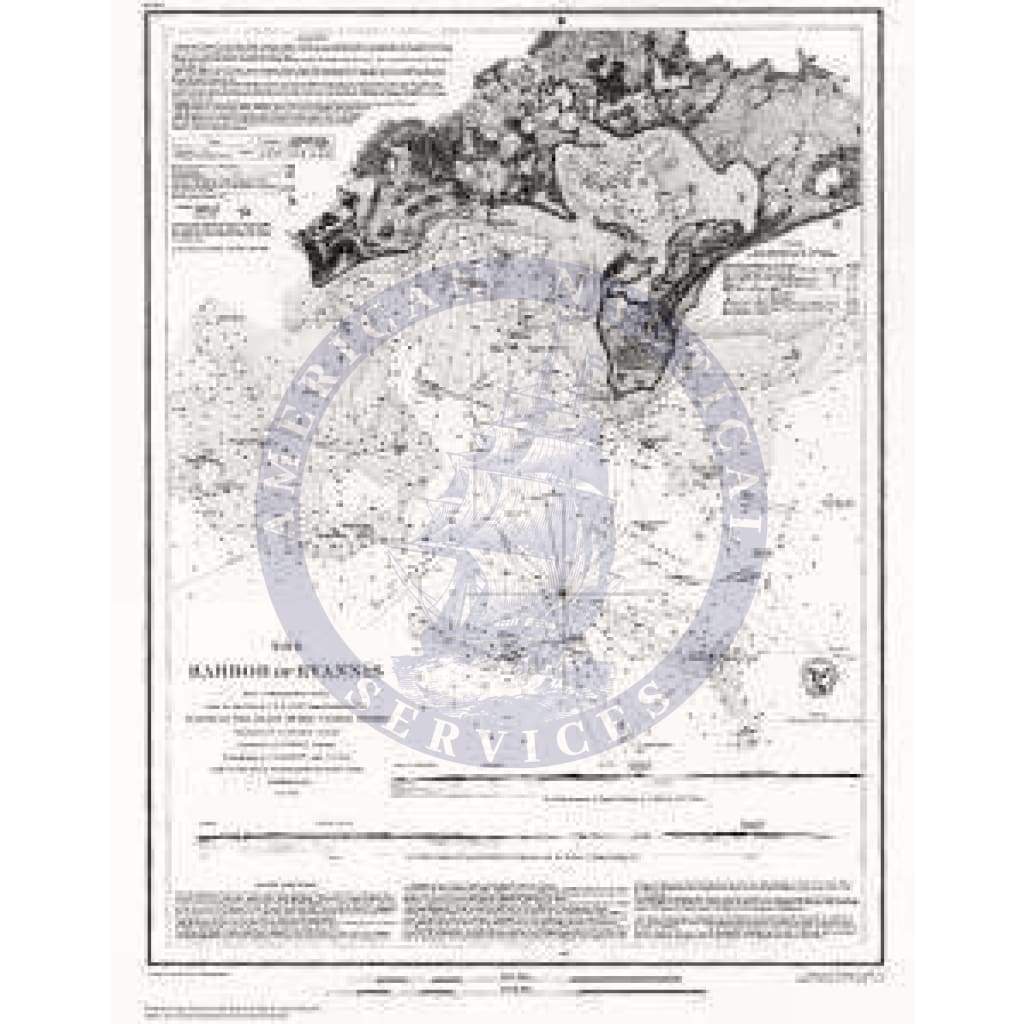 Historical Nautical Chart CPN0343C: MA, The Harbor of Hyannis Year 1850