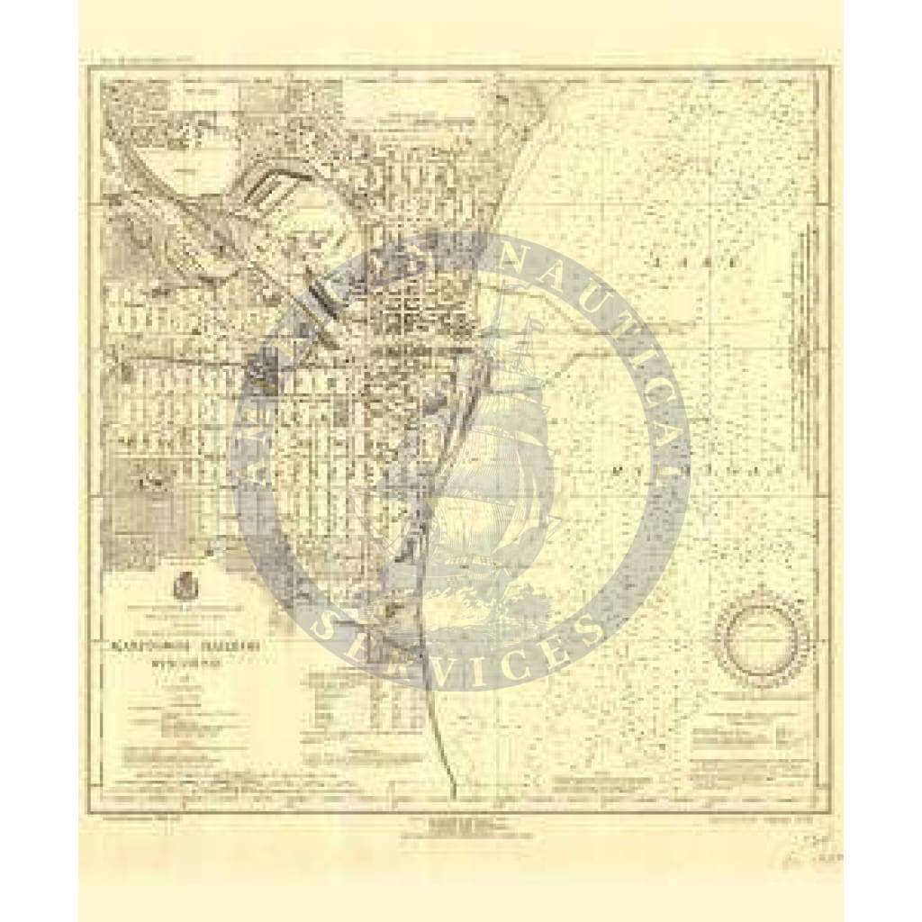 Historical Nautical Chart LS734-12-1930: WI, Manitowoc Harbor Year 1930