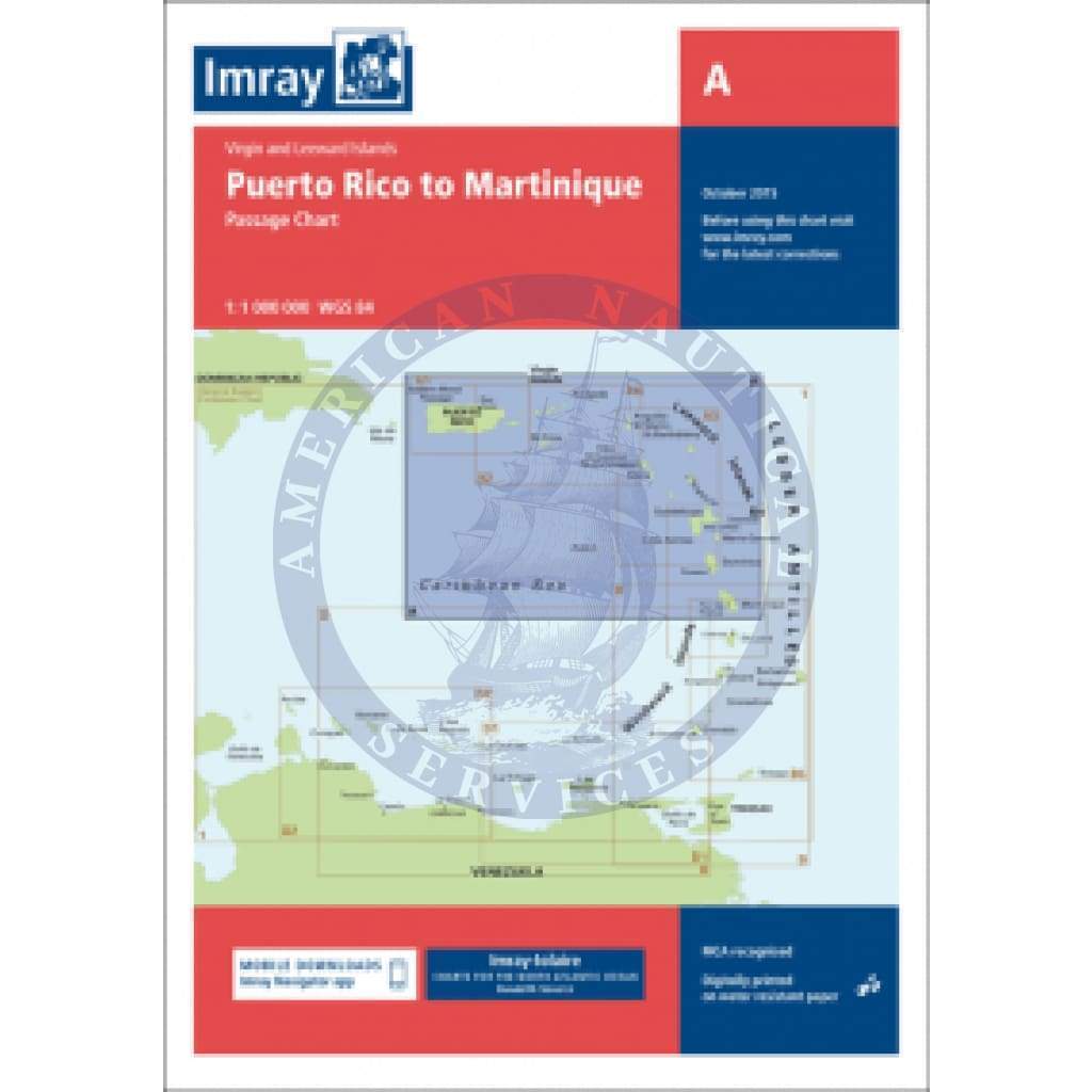 Imray Chart A: Puerto Rico to Martinique