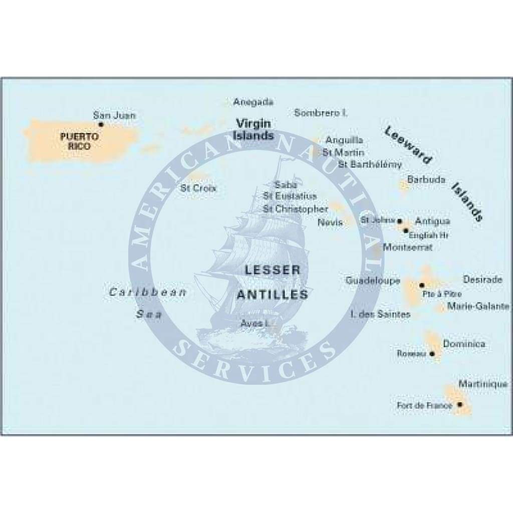 Imray Chart A: Puerto Rico to Martinique