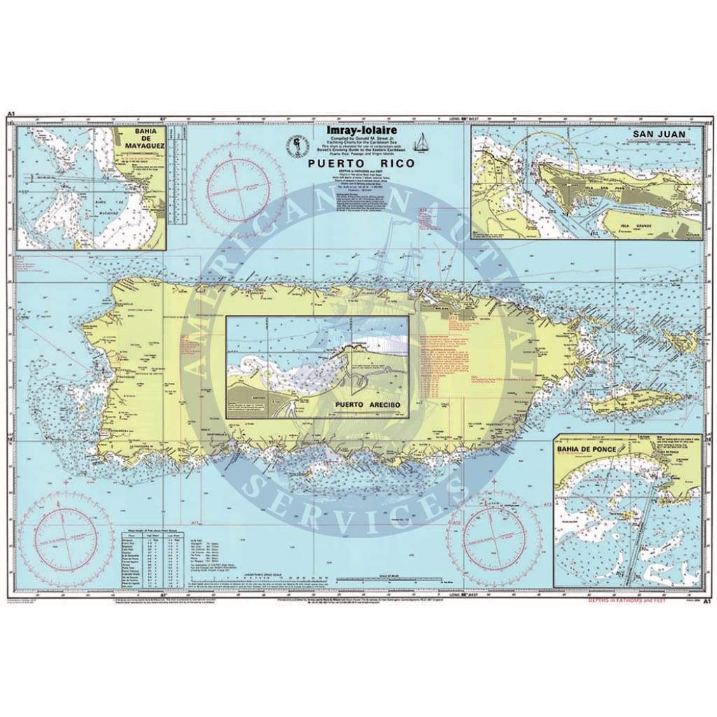 Imray Chart A1: Puerto Rico