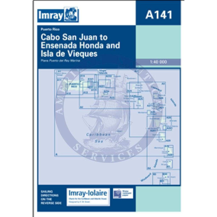 Imray Chart A141: Cabo San Juan to Ensenada Honda and Isla de Vieques