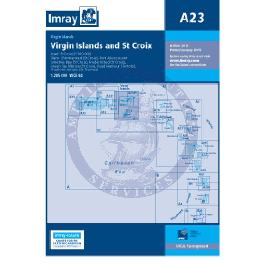 Imray Chart A23: Virgin Islands and St Croix