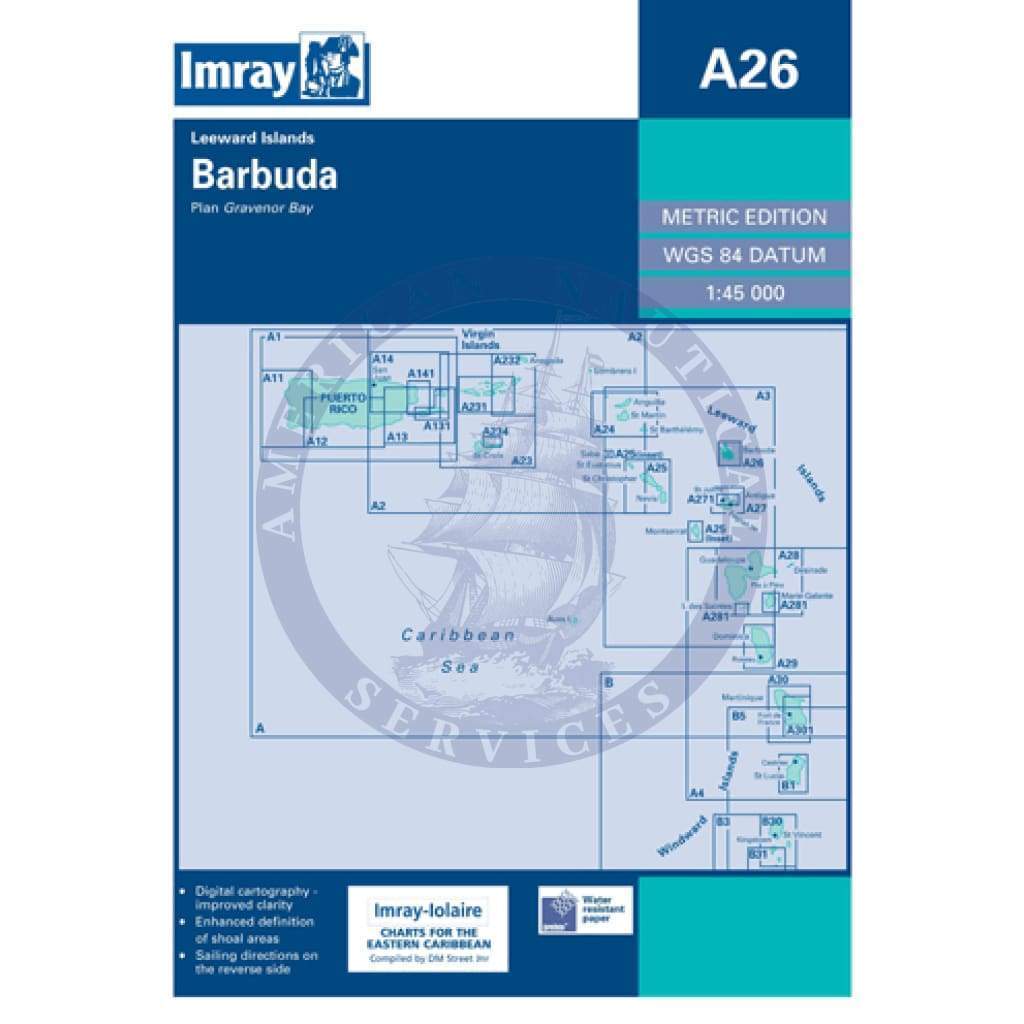 Imray Chart A26: Barbuda