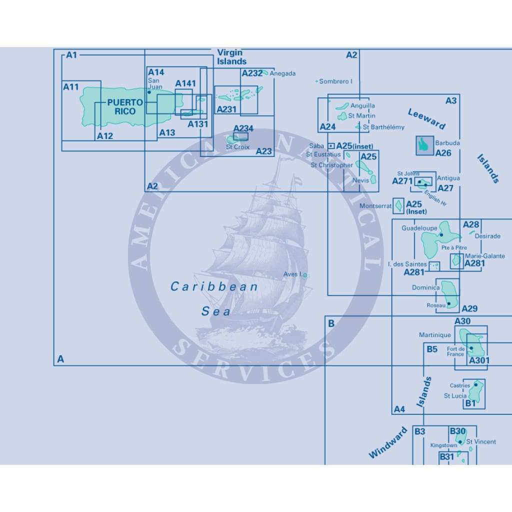 Imray Chart A26: Barbuda