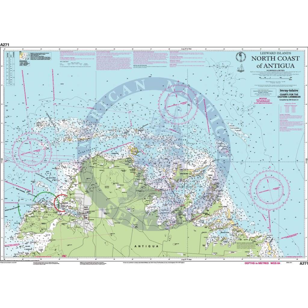 Imray Chart A271: North Coast of Antigua