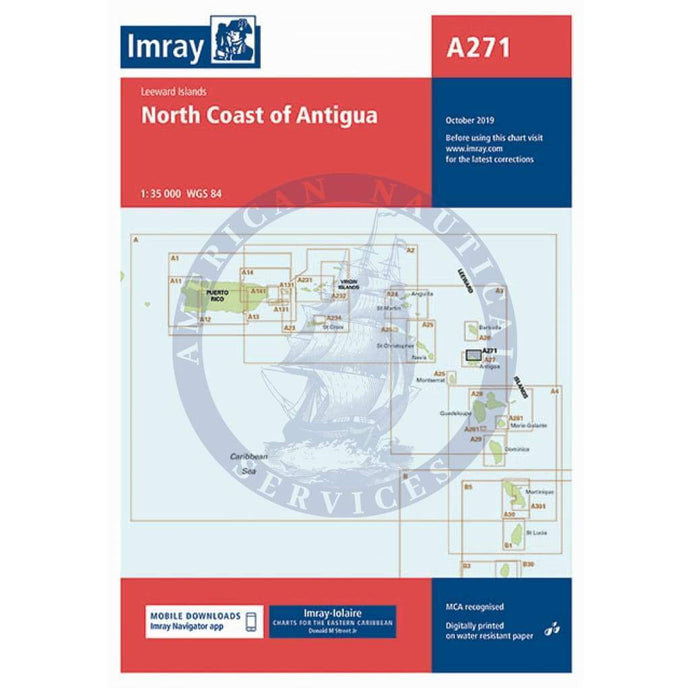 Imray Chart A271: North Coast of Antigua