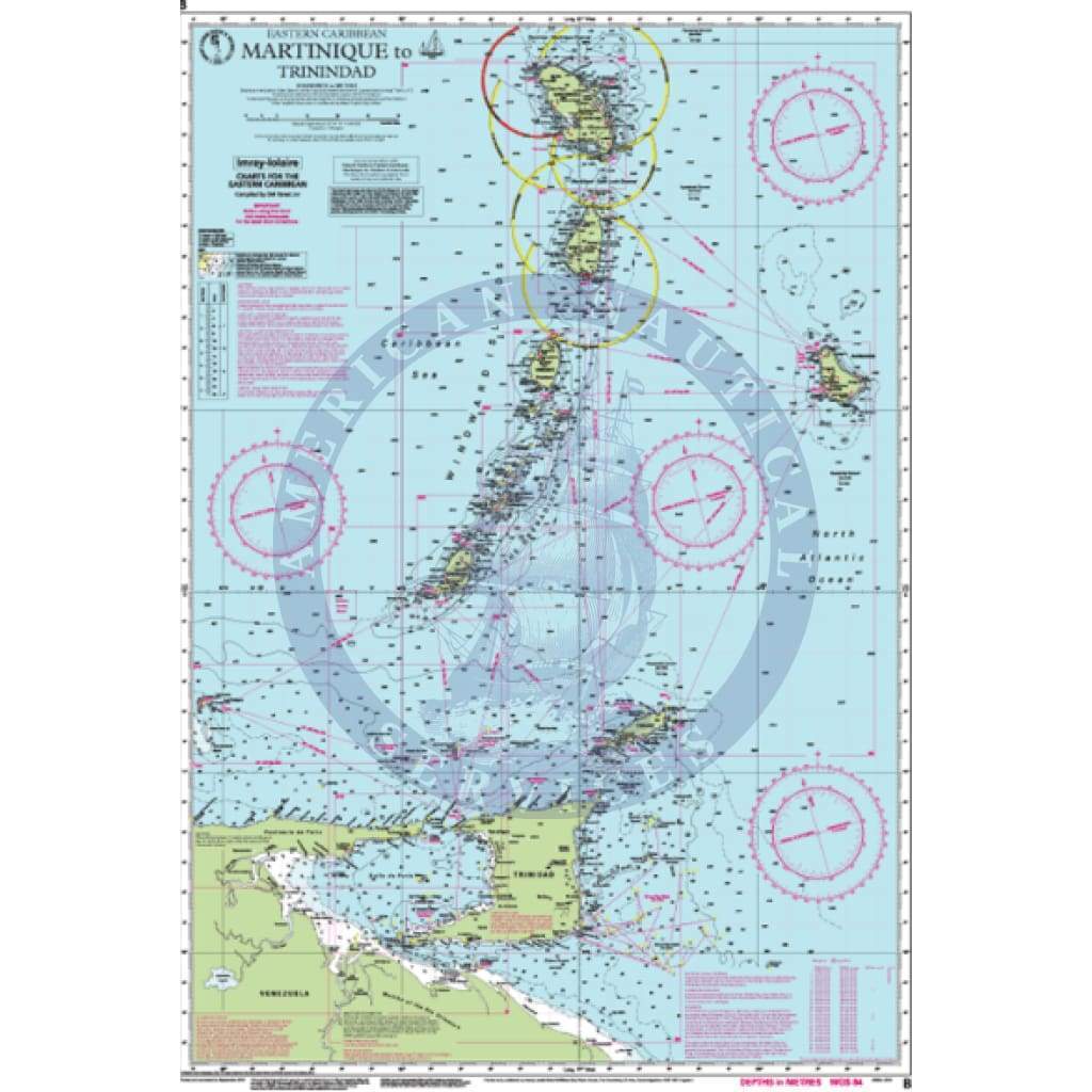 Imray Chart B: Martinique to Trinidad Passage Chart