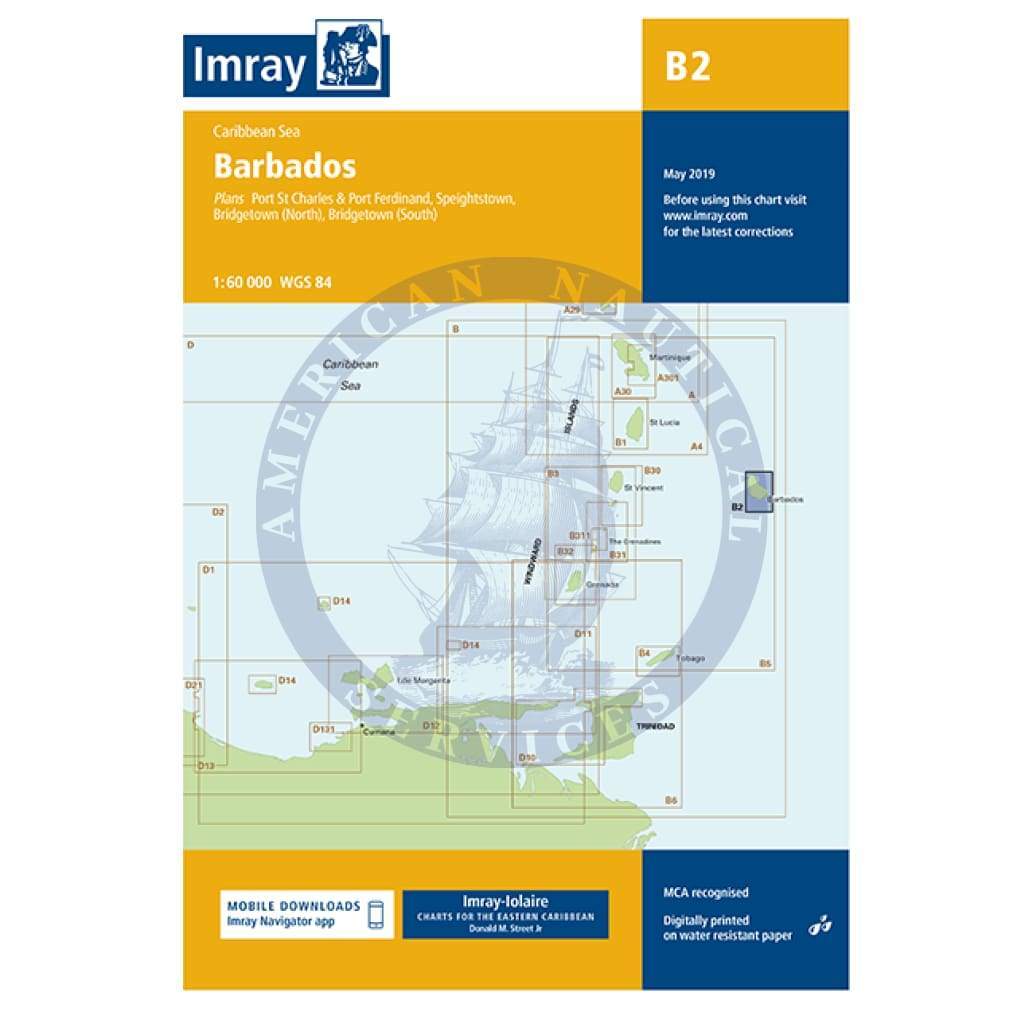 Imray Chart B2: Barbados - Amnautical