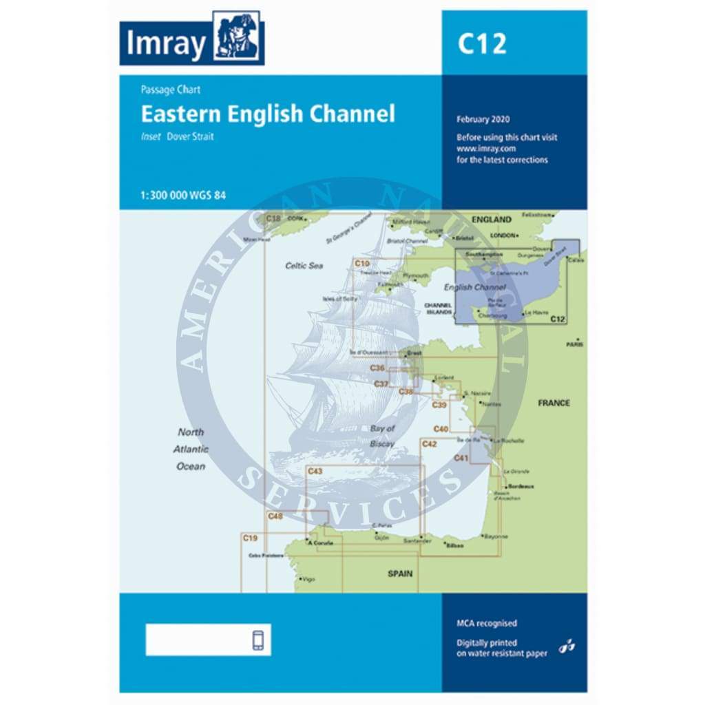 Imray Chart C12: Eastern English Channel Passage Chart