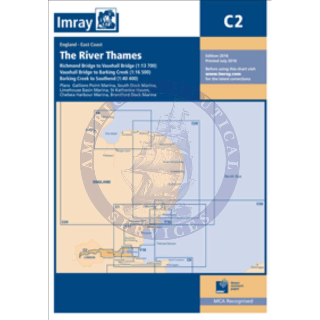 Imray Chart C2: The River Thames